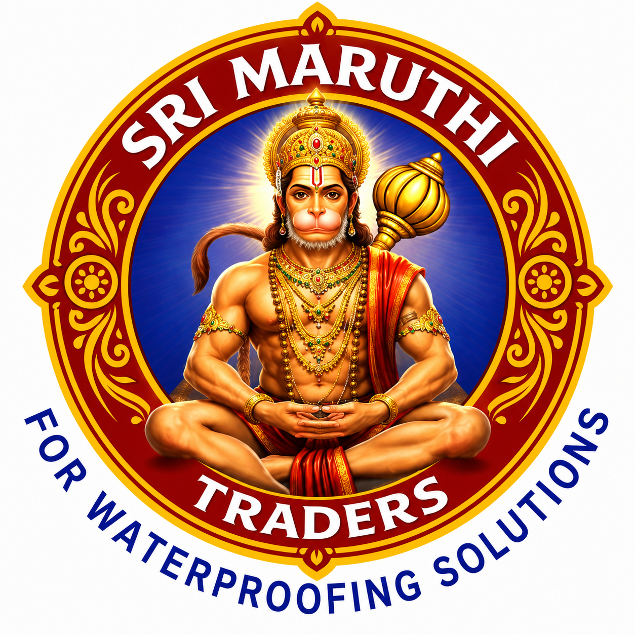 Sri Maruthi Traders Hanuman Logo